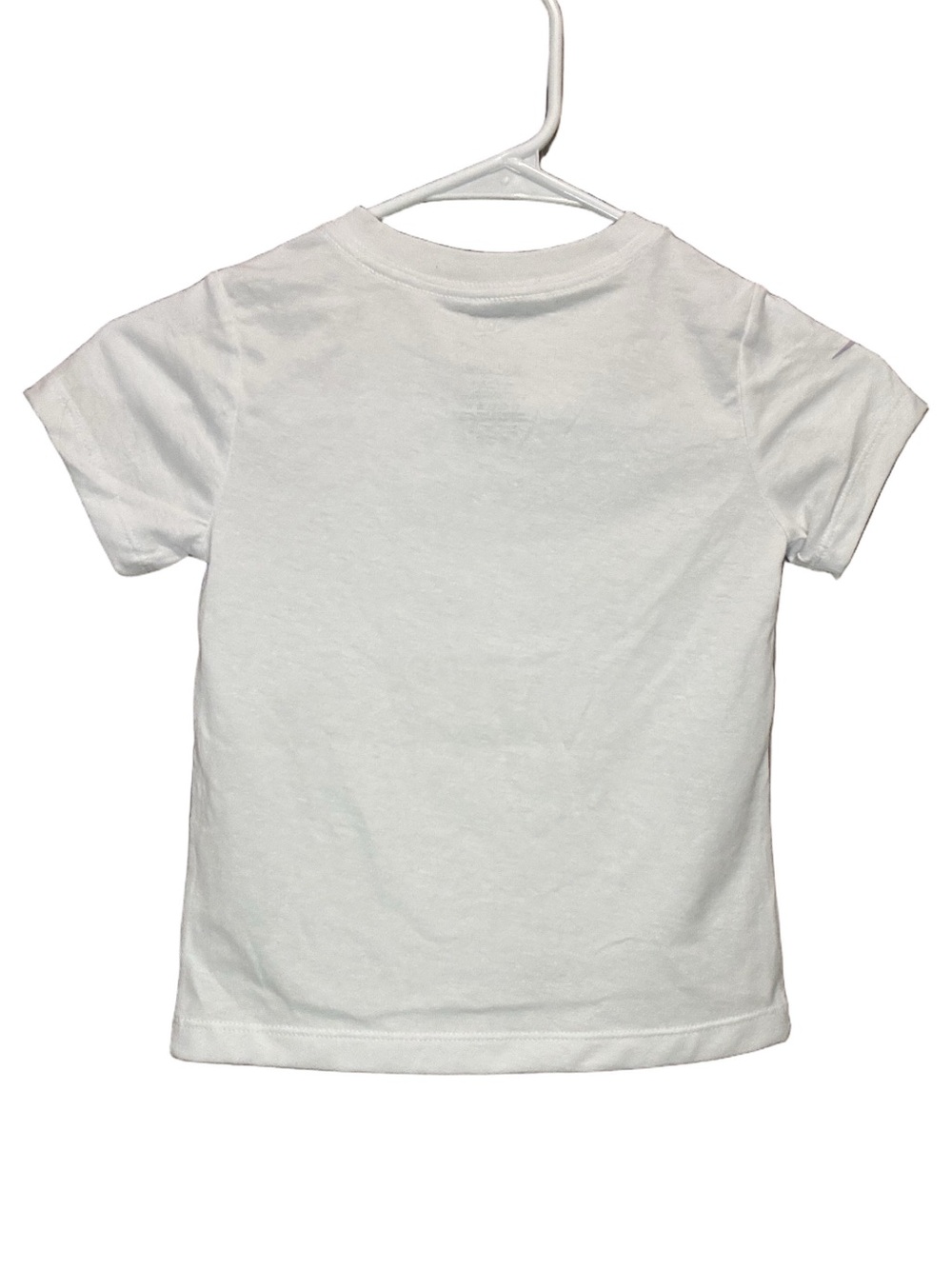 Children's White Nike Tee with Blue & Lavender Bow Graphic - Picture 2 of 4